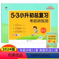 [正版]小升初语文试卷5.3小升初总复习考前讲练测 小儿郎53天天练六年级语文小升初试卷名校真题模拟试卷小学升初中专题