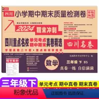 数学 北师版 三年级下 [正版]四川重点名校真卷精选三年级下册数学试卷期末总复习北师大版BS成都市小学3年级数学同步单元