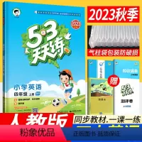[正版]人教版PEP 53天天练小学英语四年级上册RP版 2023秋新版小儿郎五三天天练3三年级起点英语5.3天天练知