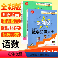 [正版]小升初语文+数学2本知识大全直升名校小学生学习工具书六6年级毕业总复习辅导资料小升初冲刺考点速查速记