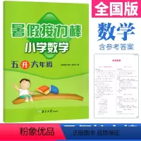 [正版]暑假接力棒数学五年级升六年级暑假作业人教北师通用版 小学数学五年级下册暑假作业五升六暑假衔接练习册假期作业本5