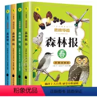 [彩图注音]春夏秋冬全套4册 [正版]森林报春夏秋冬全四册注音版 原著完整版 小学生一年级二年级三年级课外阅读书籍必读儿