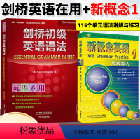 [正版]全2册剑桥初级英语语法+新概念英语1语法练习 Leo老师 中考英语作文初中单词初一大全七年级英语初阶全套语法练