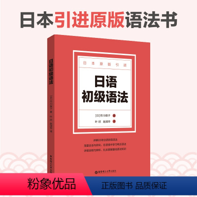[正版]日语初级语法 日语文教 市川保子 著日本原版引进69项日语初级语法 海量会话例句详细说明与辨析掌握基础语法 华