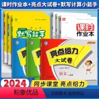 3下套装9册[课时作业本+亮点大试卷+计算默写能手]语数英-江苏版 小学通用 [正版]2024课时作业本一年级上册二上三