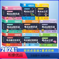 [语数英物化生政史地]全9套 初中通用 [正版]2024新贝丁兔初中数理化考点及公式知识点速记手卡初中记忆手卡随身记数学