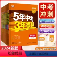 语数英物化政史7本[河北专用] 河北省 [正版]河北2024新版五年中考三年模拟中考总复习语文数学英语物理化学河北专版5