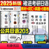 2025褚进考研日语 全家桶 分批发 [正版]2025年考研公共日语203语法褚进千词斩真题汇编储进从零快学零基础入门历