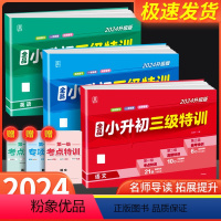 [!]语数英[全国版 3本套] 小学升初中 [正版]2024新版 三级特训 语文数学英语 六年级毕业练习测试复习资料