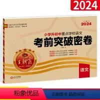 [正版]2024王朝霞小学升初中重点学校考前突破密卷语文 全国版 小学升初中毕业总复习综合能力验收卷 小升初总复习