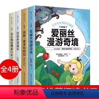 [正版]六年级课外书下册全4册鲁滨逊漂流记 汤姆索亚历险记爱丽丝漫游奇境 梦游仙境尼尔斯骑鹅旅行记 鲁滨孙小学生课外阅