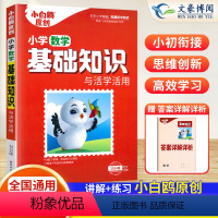 小白鸥小学基础知识数学 小学通用 [正版]小白鸥小学数学基础知识与活学活用万唯小学数学基础知识与初中衔接数学思维训练情境
