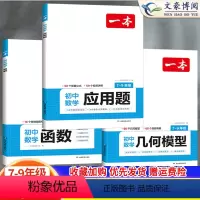 [3本套装]初中数学几何模型+函数+应用题 初中通用 [正版]2024版初中数学压轴题人教版七八九年级计算题专项训练初一