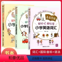 [全3册]小学英语语法+词汇+音标 小学通用 [正版]小学英语国际音标语法词汇好记好用全彩漫画图解一二三四五六年级英语上