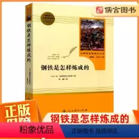 钢铁是怎样炼成的 [正版]钢铁是怎样炼成的原著人民教育出版社 初中八年级下册语文课外书文学图书和名著8八下课外阅读人教版