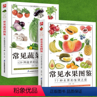 [正版]铜版纸2册常见水果图鉴+常见蔬菜图鉴水果选购指南 存储方法食材价值营养成分食材选购指南美食烹饪菜谱 食物营养搭