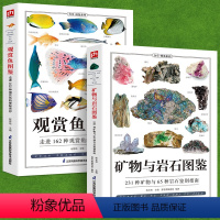 [正版]铜版纸全2册观赏鱼图鉴+矿物与岩石图鉴鱼缸观赏鱼养殖热带海水鱼淡水鱼冷习性辨认各种矿物与岩石自然科学收藏鉴赏岩
