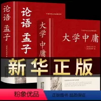 [正版]大学中庸论语孟子文白对照儒家国学经典书籍小学生文白对照入门基础含原文注释译文中国哲学之道古籍书论语庄子孔子