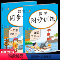 [正版]数学同步训练1一年级上下册 人教版RJ乐学熊小学生1年级课堂书本专项训练习题课外阅读一课一练同步练习册口算天天