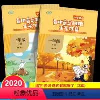 [正版]一年级拼音练习看拼音写词语上下册人教版 1年级语文专项训练默写能手小学1年级下册同步练习册生字注音 优知库一课