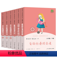 人教社曹文轩主编 读书吧 六年级下册 [全6册] [正版]快乐读书吧六年级下册鲁滨逊漂流记汤姆索亚历险记爱丽丝漫游奇境尼