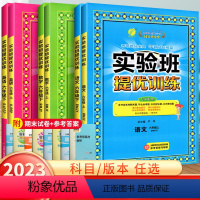 语文[人教版] 六年级上 [正版]2023新版 实验班提优训练六年级下册上册 人教版语文数学英语全套书青岛外研苏教小学生