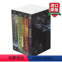 分歧者系列4册盒装 [正版]分歧者系列1 英文原版小说 Divergent 美国版 电影原著小说 英文版原版书籍 进口英