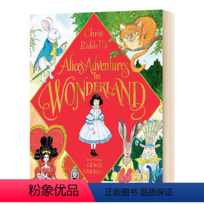 爱丽丝梦游仙境 精装插画版 [正版]爱丽丝梦游仙境 英文原版小说Alice's Adventures in Wonder