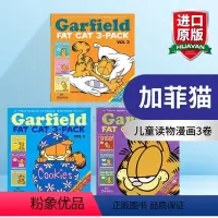 加菲猫 漫画3卷 [正版]加菲猫 英文原版 漫画3卷 Garfield Fat Cat Volume 1-3 儿童英语读