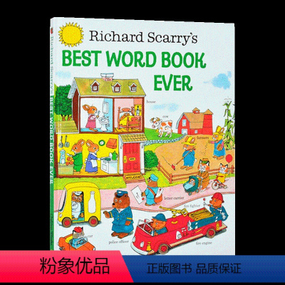 词汇书 [正版]斯凯瑞词汇书 Richard Scarry's Best Word Book Ever 会讲故事的单词书