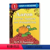 Aaron Loves Apples and Pumpkins [正版]华研原版绘本 美国企鹅兰登经典分级读物一阶段 英