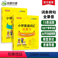 Talking Pen智能点读笔 小学升初中 [正版]华研外语 小学英语词汇总复习1000单词 15类话题分类速记23张