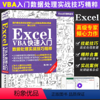 [正版]Excel VBA 快速入门数据处理实战技巧精粹 计算机办公软件书 excelvba编程书籍代码大全 wps软