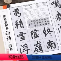 [正版]集赵孟頫书好诗 古诗楷书 赵体楷书毛笔字帖书法临摹古帖 赵孟俯笔画书写方法结体规律 米字格字临创提示