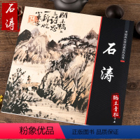 [正版]中国画大师经典系列石涛山水画临摹范本画集画册册页 艺术图书书籍