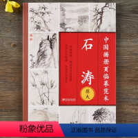 [正版]中国画册页临摹范本.石涛-原大印刷 高清还原 可以完全摊开 使用方便 临摹赏析皆宜 山水国画画集