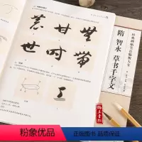 [正版]隋智永草书千字文 经典碑帖笔法临析大全碑帖笔法临析笔法解析与临摹 作品举例 简体旁注毛笔笔法临摹字帖 安徽美术