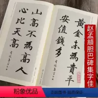 [正版]赵孟頫胆巴碑集字佳句 中国历代名碑名帖集字系列 毛笔软笔楷书书法字帖附简体释文安徽美术出版社
