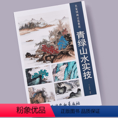 [正版]名家国画师范教程 青山绿水画技法详解实技 王军河美术 绘画技法入门基础技法训练教程画山水技巧书籍 天津杨柳青画