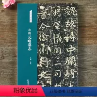[正版]北魏 元略墓志 名碑名帖经典系列 楷书字帖毛笔书法练字临摹放大本 天津人民美术出版社 洪亮主编 字帖
