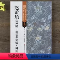 [正版]古代经典碑帖善本赵体 赵孟頫洛神赋前后赤壁赋闲居赋 毛笔行书碑帖书法字帖 附旁注 局部原寸图 通篇释读 傅如明