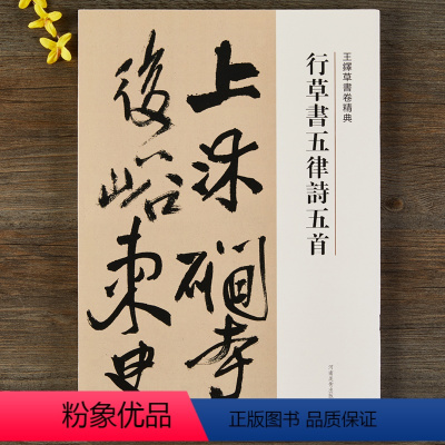[正版]行草书五律诗五首 王铎草书卷 繁体译文 毛笔字帖书法成人学生临摹练习碑帖古帖墨迹拓本鉴赏丛帖书籍 河南美术出版