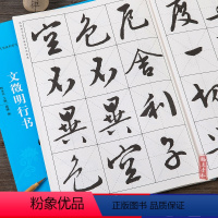 [正版] 文徵明行书 中国历代书法名家写 放大本系列 毛笔行书法帖书法练字帖 附简体旁注 释永信主编 河南美术出版社