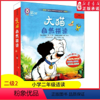 [正版]大猫自然拼读二级2适合小学二年级读物5册阅读指导1册拼读卡片1套MP3光盘1张点读版小学生英语课外阅读书少儿英