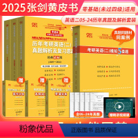 2025真题语篇分析05-24年 英一零基础 [正版]新版语篇研读2025张剑黄皮书考研英语真题语篇研读2005-202