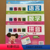 [正版]幼小衔接一日一练全套3册学前班数学语言拼音试卷4-5-6岁幼儿园大班升一年级数学测试卷幼升小10/100以内加
