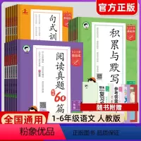 阅读真题60篇[下册] 小学一年级 [正版]2023新版53小学基础练一年级二年级四五六年级上下册语文积累与默写三年级上