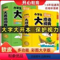 [正版]2023年小学生大成语词典英语词典小学多功能大全四字彩图彩色版解释书中小学字典儿童训练大字典新版英汉双解大词典