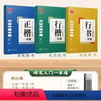 [一本通全系列]正楷+行楷+行书一本通(送练字笔套装) [正版]田英章行书字帖成人行书速成字帖成年男生手写练字帖硬笔书法