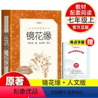 镜花缘 赠 考点手册 [正版]镜花缘人民文学出版社七年级课外书原著老师初一上册阅读书初中生阅读课外书籍文学名著语文阅